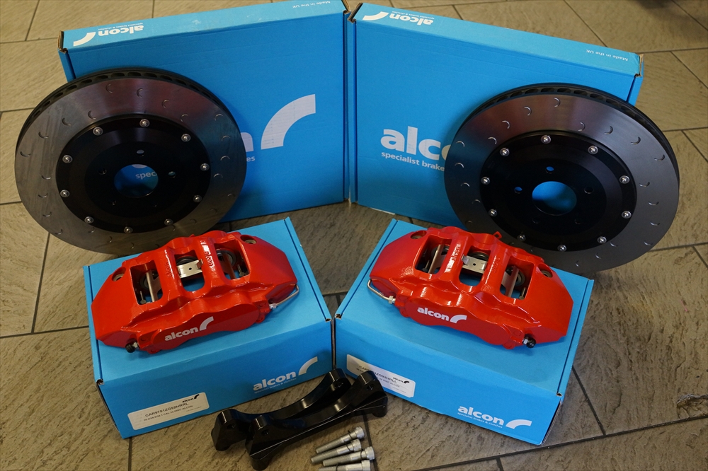 Alcon: ADeX: 365mm Front Brake Kit: Evo 4-9 - RED Callipers Kit - Ross ...