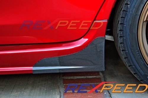 Rexpeed Carbon Side Spat Aero Kit - Evo X - Ross Sport Europe Ltd