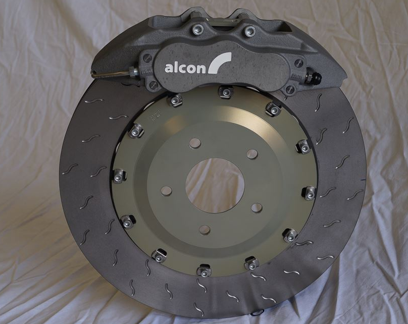 Alcon 365mm Race Disc & Bell Assembly Set (S Groove) Ross Sport