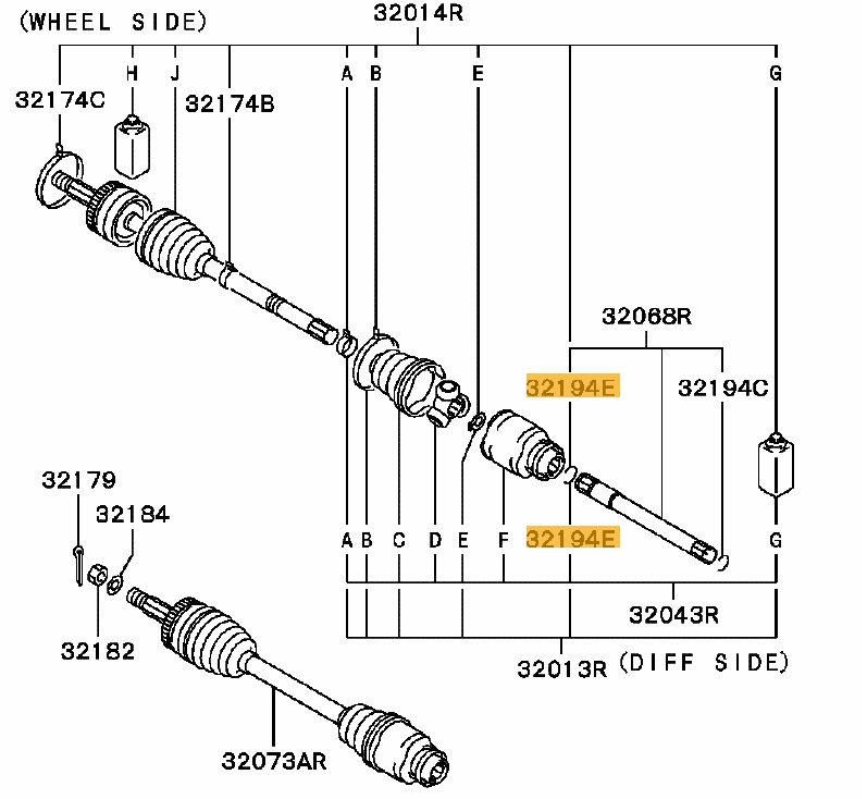 Clip Front Axle Half Shaft *Special Order Part Ross Sport Europe Ltd