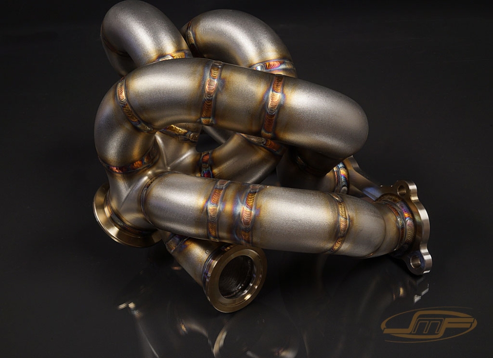 JM Fabrications EVO Forward Facing Exhaust Manifold Evo 49 Ross