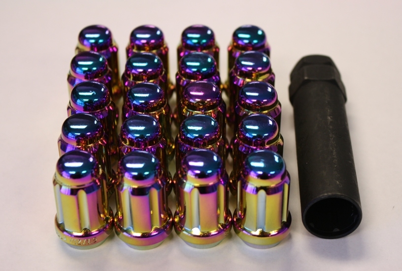 Gorilla Nuts Closed Ended Wheel Nut Set Prizm Light (M12 x 1.5