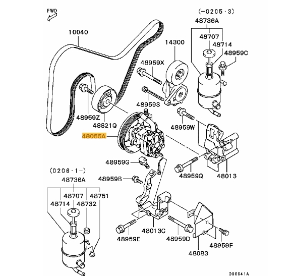 Power Steering Pump Vision OE 711-2133 Reman