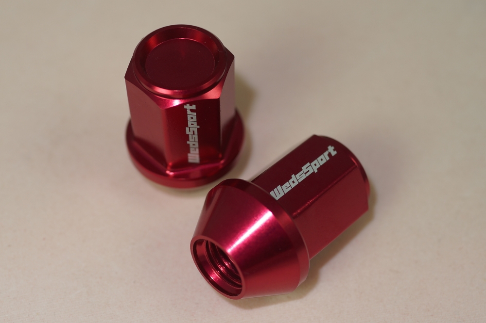 WEDSSPORT RACING LUG NUT (SHORT TYPE) 4 PIECE PACK (M12 x P1.5) & (M12 x P1.25)